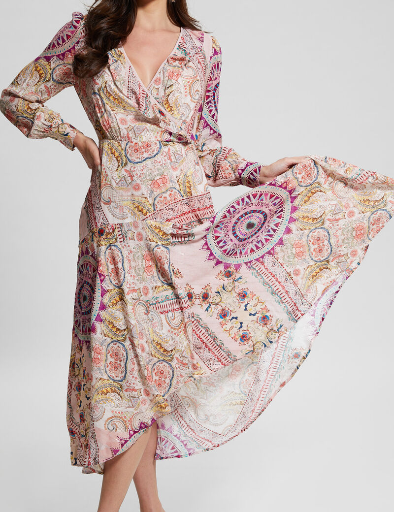 All Over Print Long Dress