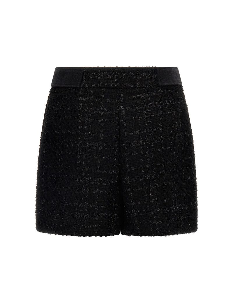 High Rise Tweed Shorts