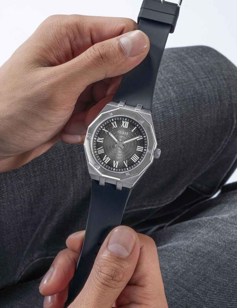 Silicone analogue watch