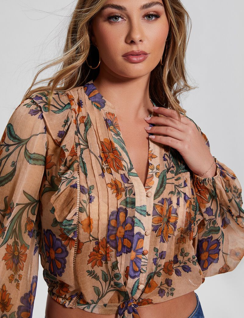 Floral Print Blouse