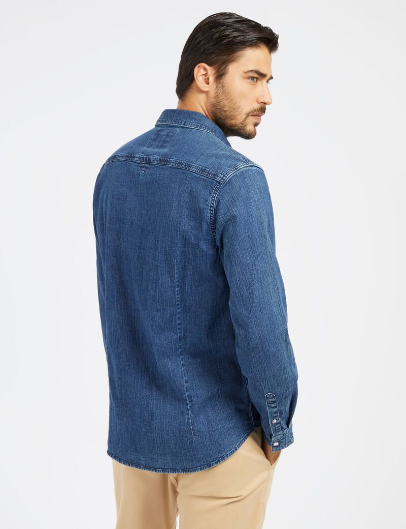 Slim Fit Denim Shirt