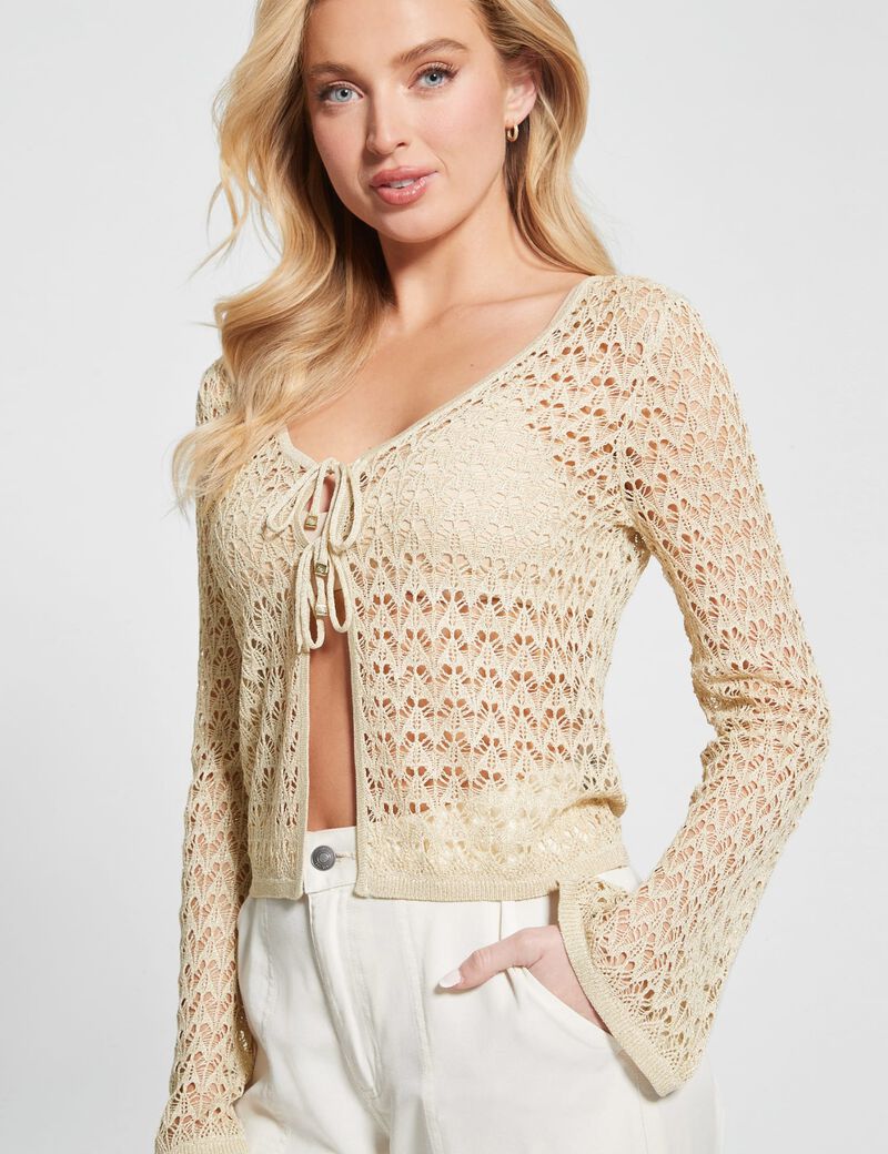 Lurex cardigan