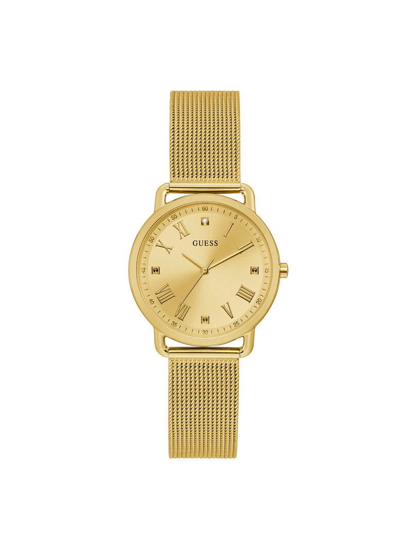 Shop GUESS Online Gold Ladies Watch