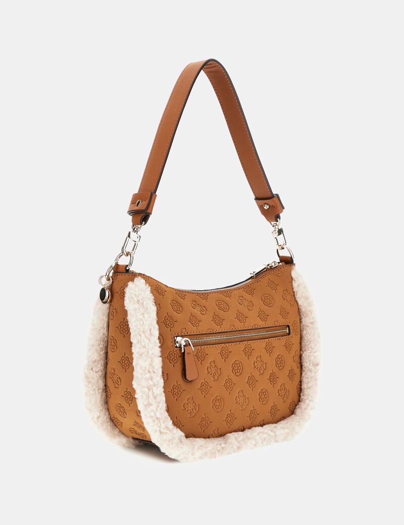 Davika faux fur shoulder bag