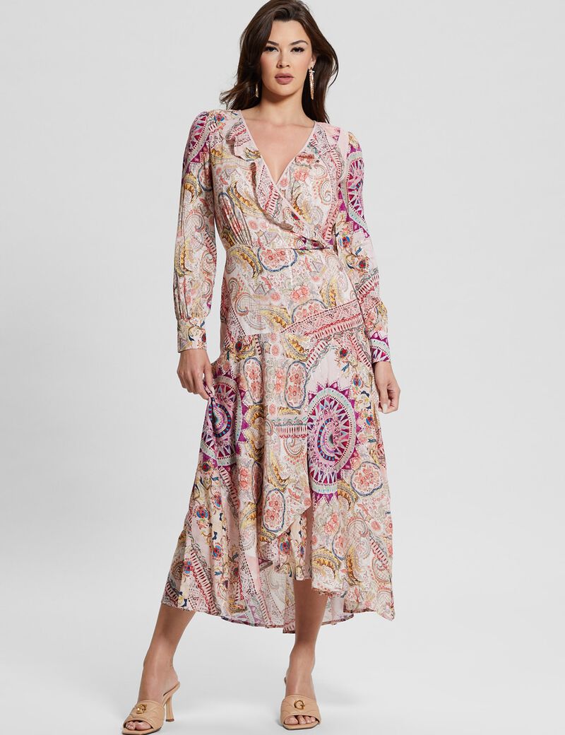 All Over Print Long Dress