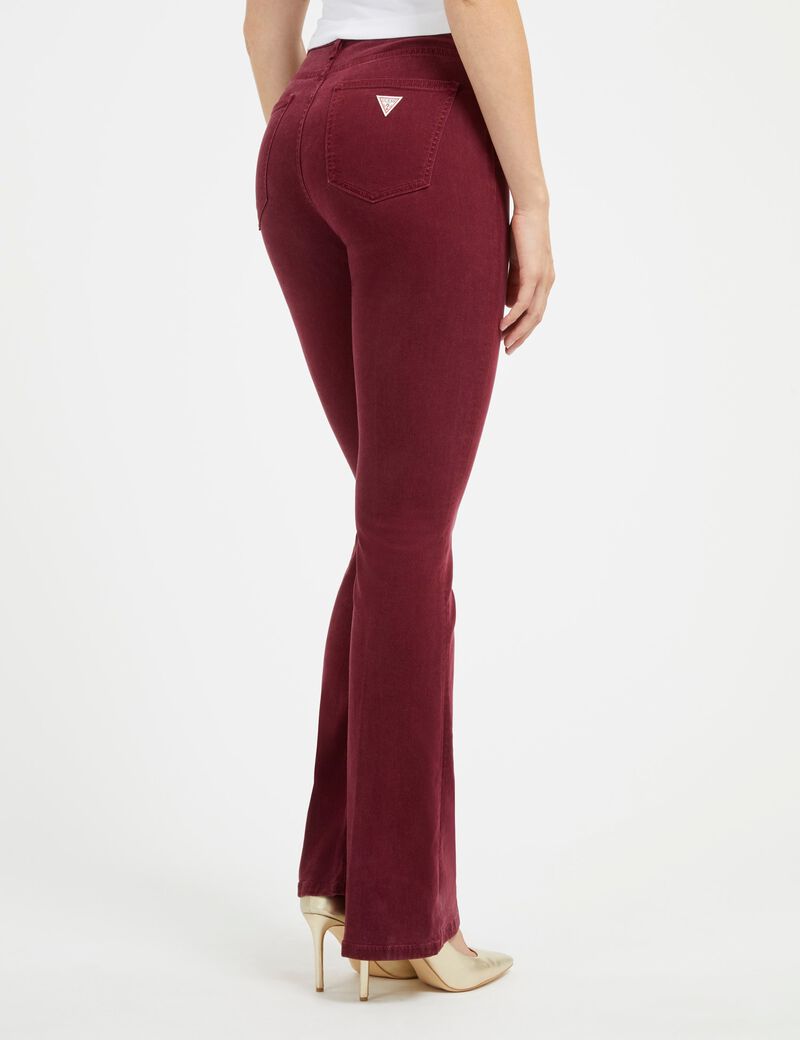 Stretch Velvet Flare Pant